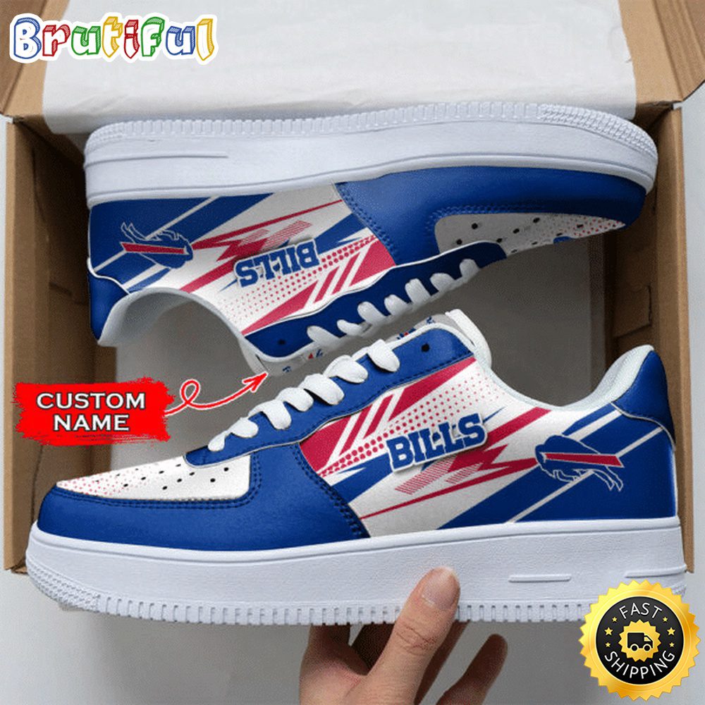 Custom NFL Buffalo Bills Air Force 1 Shoes Sports Sneaker For Fans Custom NFL Buffalo Bills Air Force 1 Shoes Sports Sneaker For Fans