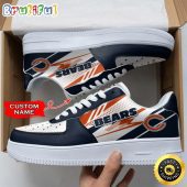 Custom NFL Chicago Bears Air Force 1 Shoes Sports Sneaker For Fans