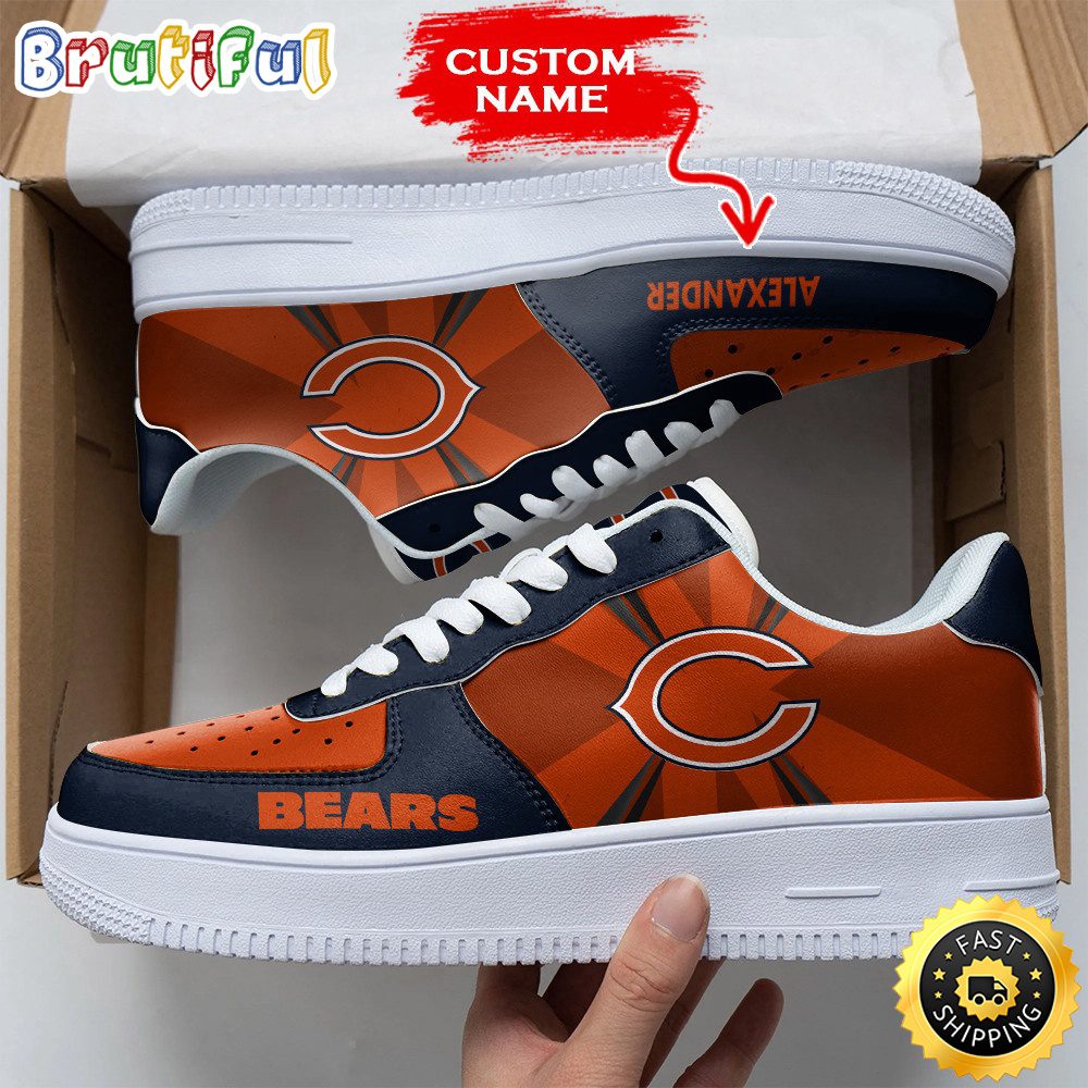 Custom NFL Chicago Bears Air Force 1 Shoes Versatile AF1 Series Custom NFL Chicago Bears Air Force 1 Shoes Versatile AF1 Series