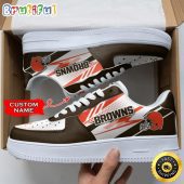 Custom NFL Cleveland Browns Air Force 1 Shoes Sports Sneaker For Fans