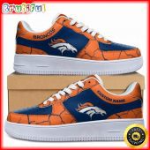 Custom NFL Denver Broncos Air Force 1 Shoes Sneaker Football Shoes For Fans