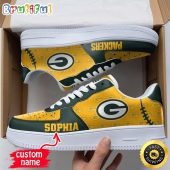 Custom NFL Green Bay Packers Air Force 1 Shoes Fashionable Air Force 1