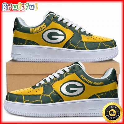 Custom NFL Green Bay Packers Air Force 1 Shoes Sneaker Football Shoes For Fans