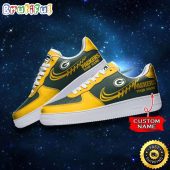 Custom NFL Green Bay Packers Air Force 1 Shoes Sneaker Football Shoes For Sport Fans