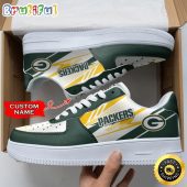 Custom NFL Green Bay Packers Air Force 1 Shoes Sports Sneaker For Fans