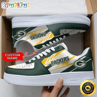 Custom NFL Green Bay Packers Air Force 1 Shoes Sports Sneaker For Fans
