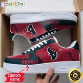 Custom NFL Houston Texans Air Force 1 Shoes Fashionable Air Force 1