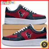 Custom NFL Houston Texans Air Force 1 Shoes Sneaker Football Shoes For Fans