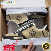 Custom NFL New Orleans Saints Air Force 1 Shoes Fashionable Air Force 1