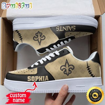 Custom NFL New Orleans Saints Air Force 1 Shoes Fashionable Air Force 1