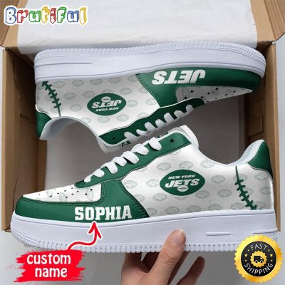 Custom NFL New York Jets Air Force 1 Shoes Fashionable Air Force 1