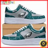 Custom NFL Philadelphia Eagles Air Force 1 Shoes Sneaker Football Shoes For Fans