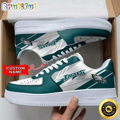 Custom NFL Philadelphia Eagles Air Force 1 Shoes Sports Sneaker For Fans