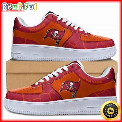 Custom NFL Tampa Bay Buccaneers Air Force 1 Shoes Sneaker Football Shoes For Fans