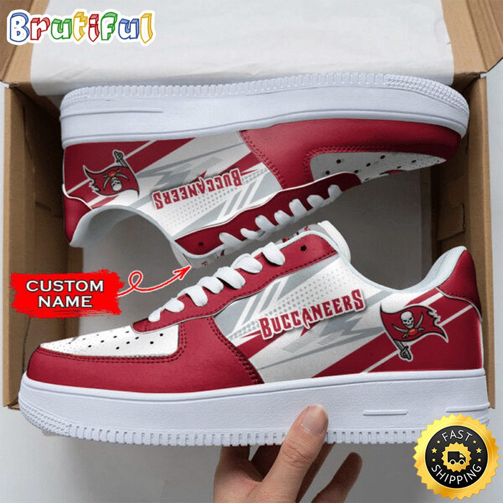 Custom NFL Tampa Bay Buccaneers Air Force 1 Shoes Sports Sneaker For Fans Custom NFL Tampa Bay Buccaneers Air Force 1 Shoes Sports Sneaker For Fans