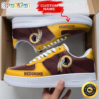 Custom NFL Washington Redskins Air Force 1 Shoes Versatile AF1 Series