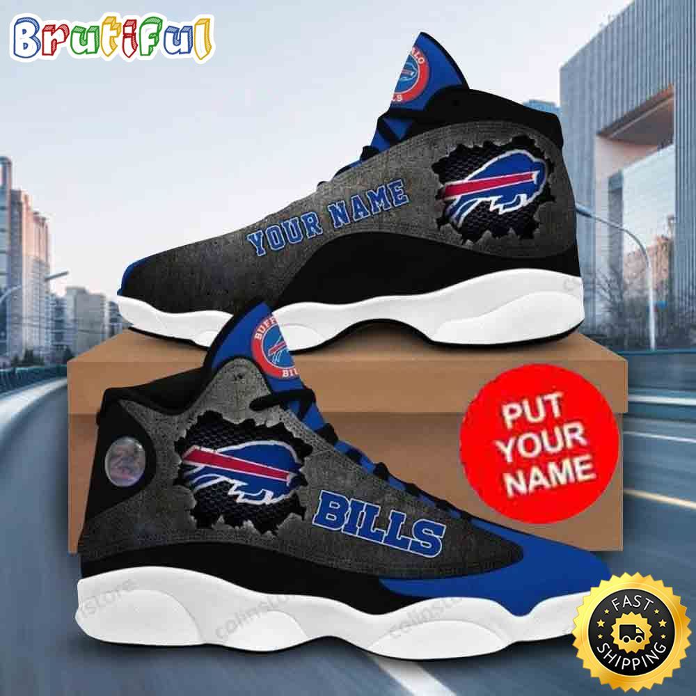 Custom Name NFL Buffalo Bills Special Air Jordan 13 Shoes Printed Logo JD 13 Custom Name NFL Buffalo Bills Special Air Jordan 13 Shoes Printed Logo JD 13