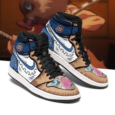 DEMON SLAYER Inosuke Hashibira Nichirin Air Jordan 1 High Sneakers