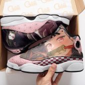 Demon Slayer Nezuko Kamado Air Jordan 13 Shoes V1 Mockup 1.jpg - demo10
