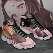 Demon Slayer Nezuko Kamado Air Jordan 13 Shoes V1 Mockup 2.jpg - demo10