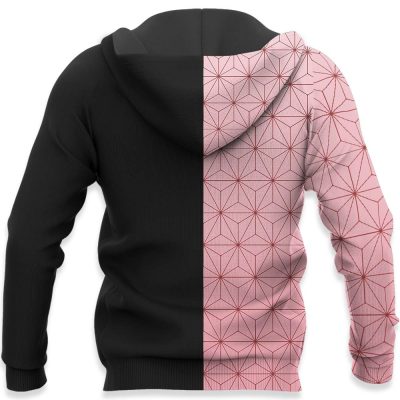 DEMON SLAYER Nezuko Kamado Black Pink Pullover Hoodie