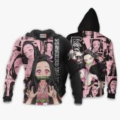 DEMON SLAYER Nezuko Kamado Manga Style Pullover Hoodie