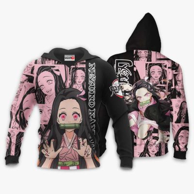 DEMON SLAYER Nezuko Kamado Manga Style Pullover Hoodie