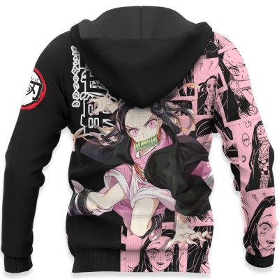 DEMON SLAYER Nezuko Kamado Manga Style Pullover Hoodie