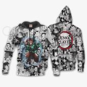 DEMON SLAYER Tanjiro Kamado Manga Style Pullover Hoodie