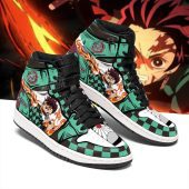 Demon Slayer Tanjiro Kamado Sun Breathing Air Jordan 1 High Sneakers Mockup 1.jpg - demo10