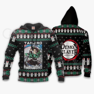 DEMON SLAYER Tanjiro Kamado Ugly Christmas Pullover Hoodie