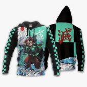 Demon Slayer Tanjiro Kamado Water Breathing Pullover Hoodie Mockup.jpeg - demo10