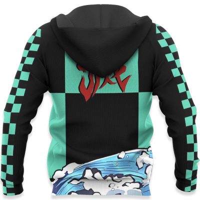 DEMON SLAYER Tanjiro Kamado Water Breathing Pullover Hoodie