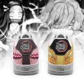 Demon Slayer Zenitsu Agatsuma And Nezuko Skills Air Force 1 Shoes Mockup 3.jpeg - demo10