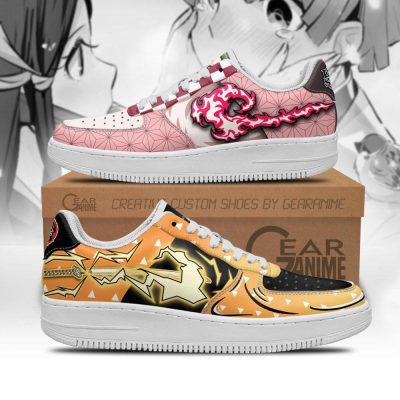 DEMON SLAYER Zenitsu Agatsuma And Nezuko Skills Air Force 1 Shoes