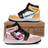 DEMON SLAYER Zenitsu Agatsuma And Nezuko Skills Air Jordan 1 High Sneakers