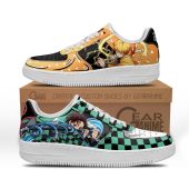 DEMON SLAYER Zenitsu Agatsuma And Tanjiro Air Force 1 Shoes V2