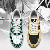 Demon Slayer Zenitsu Agatsuma And Tanjiro Air Force 1 Shoes V2 Mockup 3.jpeg - demo10