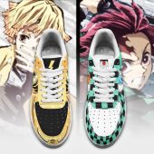 Demon Slayer Zenitsu Agatsuma And Tanjiro Air Force 1 Shoes V3 Mockup 2.jpeg - demo10