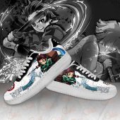 Demon Slayer Zenitsu Agatsuma And Tanjiro Air Force 1 Shoes Mockup 1.jpeg - demo10