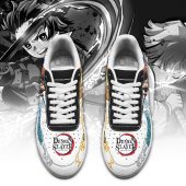 Demon Slayer Zenitsu Agatsuma And Tanjiro Air Force 1 Shoes Mockup 3.jpeg - demo10