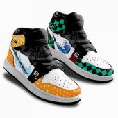 Demon Slayer Zenitsu Agatsuma And Tanjiro Air Jordan 1 High Sneakers V2 Mockup 2.jpeg - demo10