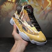 Demon Slayer Zenitsu Agatsuma Cool Funny Face Air Jordan 13 Shoes Mockup 3.jpeg - demo10