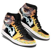 Demon Slayer Zenitsu Agatsuma Custom Air Jordan 1 High Sneakers Mockup 2.jpeg - demo10