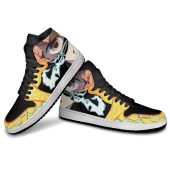 Demon Slayer Zenitsu Agatsuma Custom Air Jordan 1 High Sneakers Mockup 3.jpeg - demo10