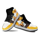 Demon Slayer Zenitsu Agatsuma Orange Air Jordan 1 High Sneakers Mockup 2.jpeg - demo10