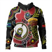 Australia Naidoc Week Hoodie - Australia NAIDOC Week 2023 For Our Elders Aborigines And Islanders Flag Inspired