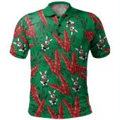 South Sydney Rabbitohs Polo Shirt - Tropical Patterns Bunnies Polo Shirt