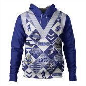 Canterbury-Bankstown Bulldogs Hoodie - Argyle Patterns Style Tough Fan Rugby For Life