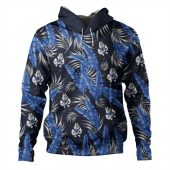 Canterbury-Bankstown Bulldogs Custom Hoodie - Tropical Patterns Bulldogs Hoodie